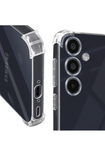 Cover anti-urto per Samsung Galaxy A35 angoli rinforzati Mayaxess - trasparente