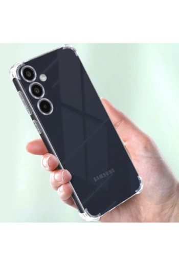 Cover anti-urto per Samsung Galaxy A35 angoli rinforzati Mayaxess - trasparente
