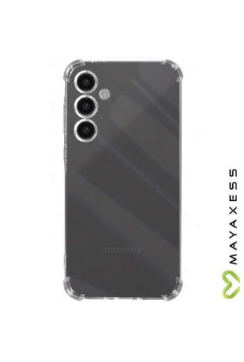 Cover anti-urto per Samsung Galaxy S23 FE angoli rinforzati Mayaxess - trasparente