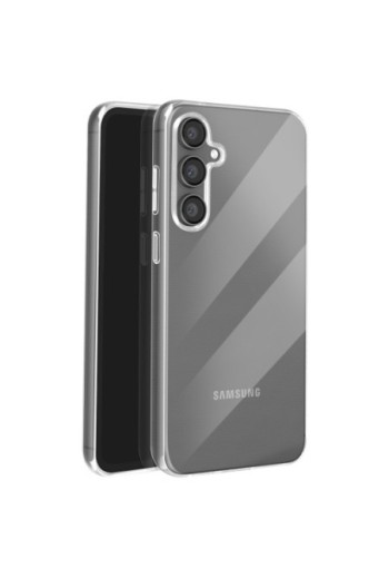 Cover in silicone per Samsung Galaxy S23 FE protezione flessibile Mayaxess - trasparente