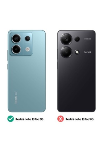 Cover per Xiaomi Redmi Note 13 Pro 5G + vetro temperato - protezione completa Mayaxess