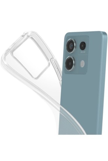 Cover in silicone per Xiaomi Redmi Note 13 Pro 5G protezione flessibile Mayaxess - trasparente
