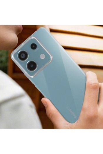 Cover in silicone per Xiaomi Redmi Note 13 Pro 5G protezione flessibile Mayaxess - trasparente