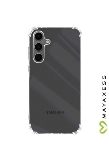 Cover anti-urto per Samsung Galaxy S24 angoli rinforzati Mayaxess - trasparente