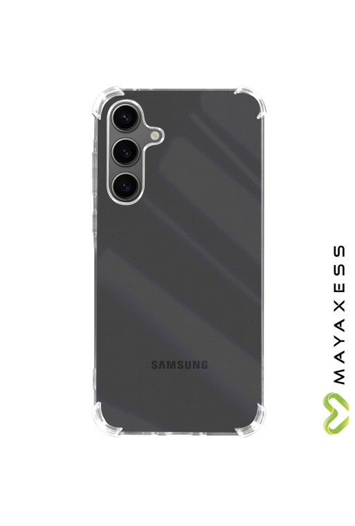 Cover anti-urto per Samsung Galaxy S24 angoli rinforzati Mayaxess - trasparente