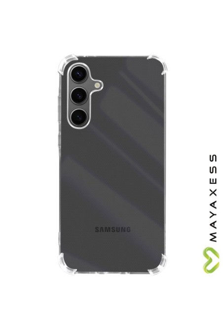 Cover anti-urto per Samsung Galaxy S24 angoli rinforzati Mayaxess - trasparente
