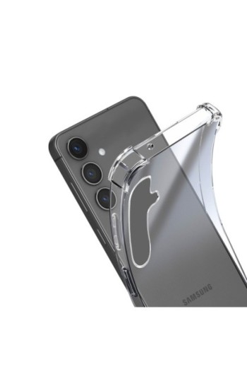 Cover anti-urto per Samsung Galaxy S24 angoli rinforzati Mayaxess - trasparente