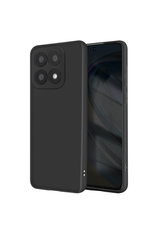 Cover flessibile per Honor X8a silicone opaco - nera