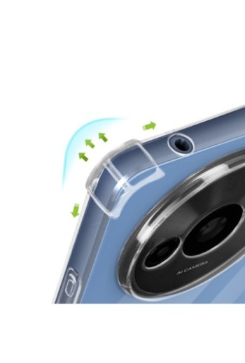 Cover antiurto per Xiaomi Redmi A3 angoli rinforzati Mayaxess - trasparente