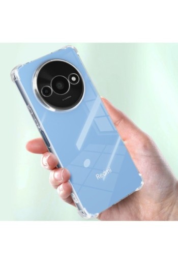 Cover antiurto per Xiaomi Redmi A3 angoli rinforzati Mayaxess - trasparente