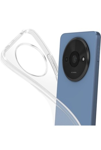 Cover in silicone per Xiaomi Redmi A3 protezione flessibile Mayaxess - trasparente
