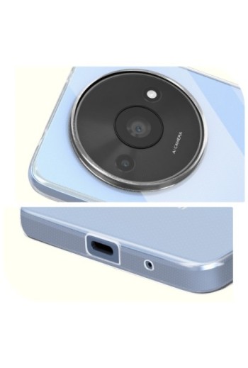 Cover in silicone per Xiaomi Redmi A3 protezione flessibile Mayaxess - trasparente