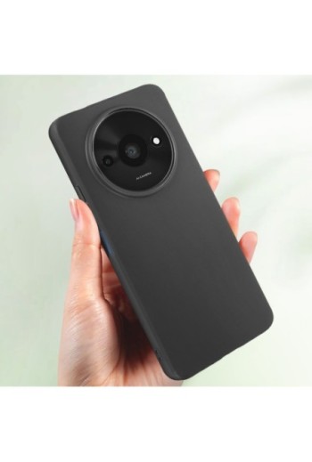 Cover in silicone per Xiaomi Redmi A3 Mayaxess protezione flessibile - nera