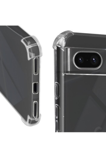 Cover antiurto per Google Pixel 8 angoli rinforzati Mayaxess - trasparente