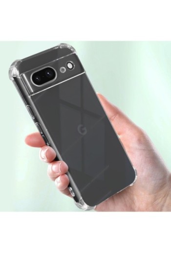 Cover antiurto per Google Pixel 8 angoli rinforzati Mayaxess - trasparente