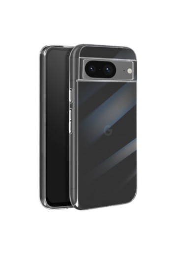 Cover in silicone per Google Pixel 8 protezione flessibile Mayaxess - trasparente