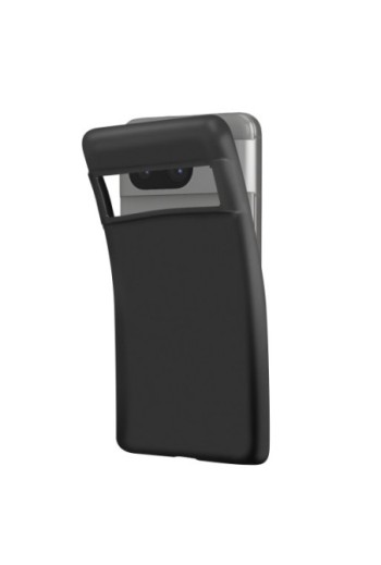 Cover in silicone per Google Pixel 8 Mayaxess protezione flessibile - nera