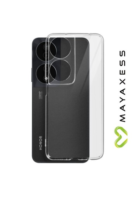Cover in silicone per Honor 90 Smart protezione flessibile Mayaxess - trasparente