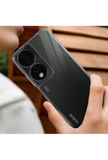 Cover in silicone per Honor 90 Smart protezione flessibile Mayaxess - trasparente