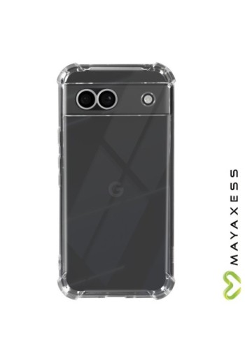 Cover antiurto per Google Pixel 8A angoli rinforzati Mayaxess - trasparente