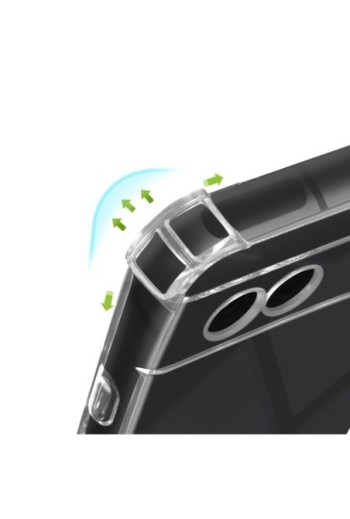 Cover antiurto per Google Pixel 8A angoli rinforzati Mayaxess - trasparente