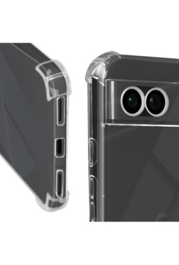 Cover antiurto per Google Pixel 8A angoli rinforzati Mayaxess - trasparente