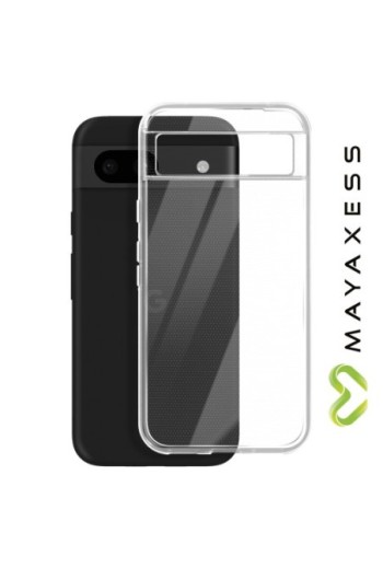 Cover in silicone per Google Pixel 8a protezione flessibile Mayaxess - trasparente