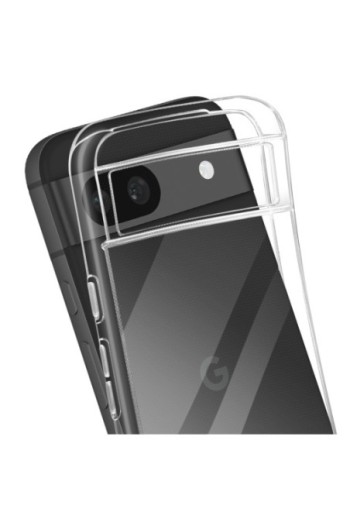 Cover in silicone per Google Pixel 8a protezione flessibile Mayaxess - trasparente