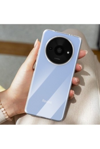 Cover per Xiaomi Redmi A3 + vetro temperato trasparente - protezione completa Mayaxess