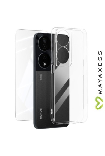 Cover per Honor 90 Smart + vetro temperato trasparente - protezione completa Mayaxess