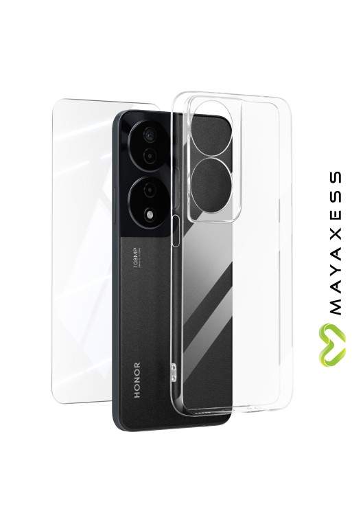 Cover per Honor 90 Smart + vetro temperato trasparente - protezione completa Mayaxess