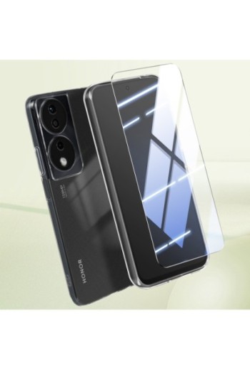 Cover per Honor 90 Smart + vetro temperato trasparente - protezione completa Mayaxess