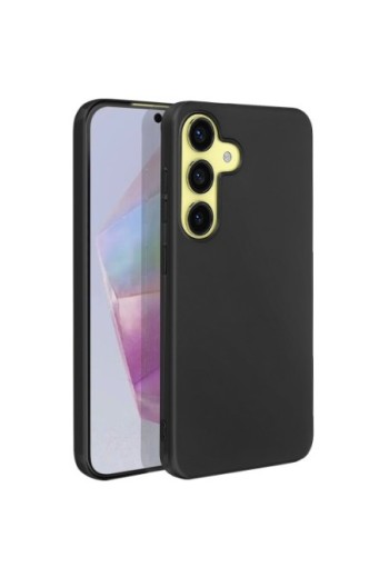 Cover in silicone per Samsung Galaxy A35 Mayaxess protezione flessibile - nera