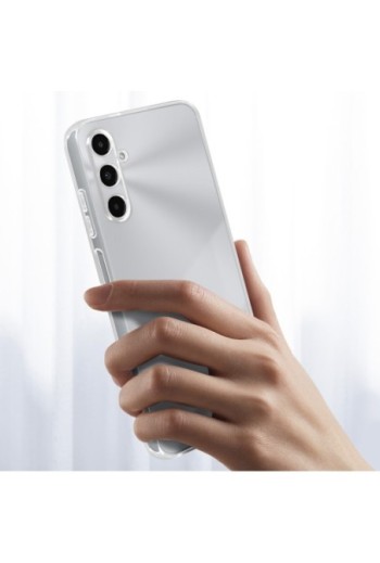 Cover in silicone per Samsung Galaxy A05s flessibile – trasparente