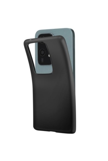 Cover in silicone per Honor 200 Lite Mayaxess protezione flessibile - nera