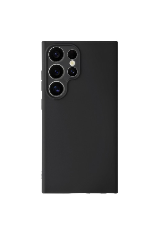 Cover flessibile per Samsung Galaxy S24 Ultra silicone opaco - nera