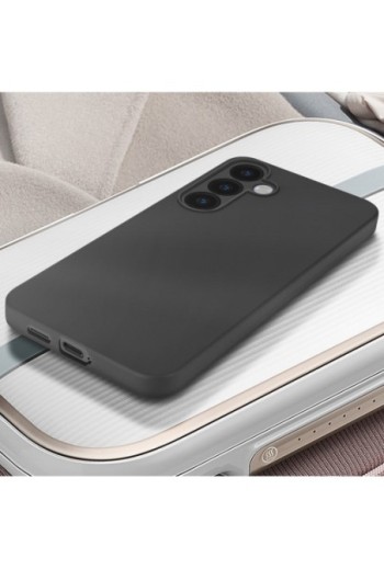 Cover flessibile per Samsung Galaxy S24 silicone opaco - nera