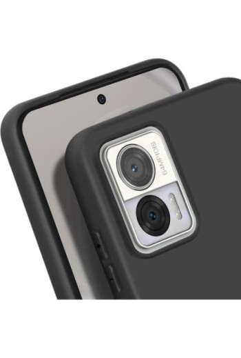 Cover flessibile per Motorola Edge 30 Neo silicone opaco - nera