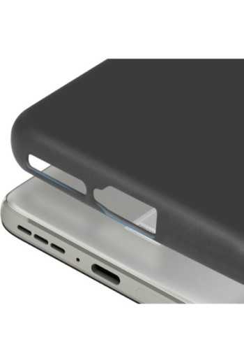 Cover flessibile per Motorola Edge 30 Neo silicone opaco - nera