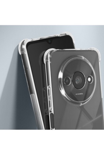 Cover bumper per Xiaomi Redmi A3 silicone sottile - trasparente