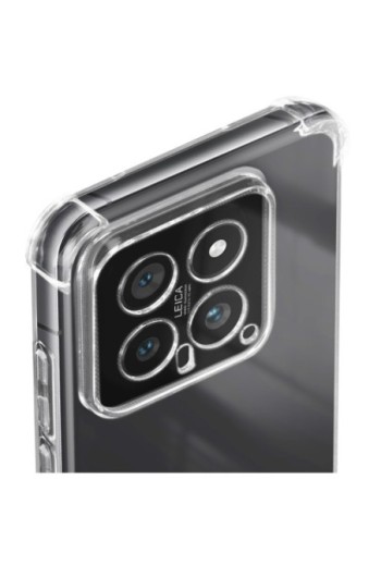 Cover bumper per Xiaomi 14 silicone sottile - trasparente