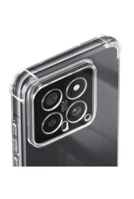 Cover bumper per Xiaomi 14 silicone sottile - trasparente
