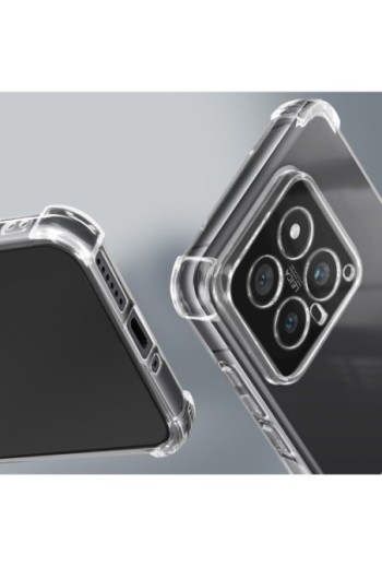 Cover bumper per Xiaomi 14 silicone sottile - trasparente