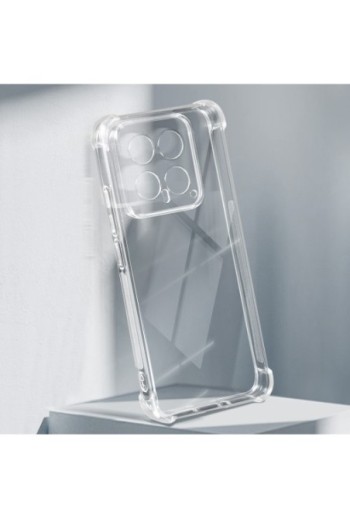 Cover bumper per Xiaomi 14 silicone sottile - trasparente
