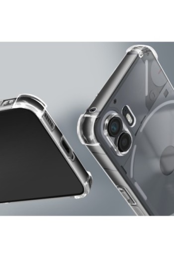Cover bumper per Nothing Phone 2 silicone sottile - trasparente