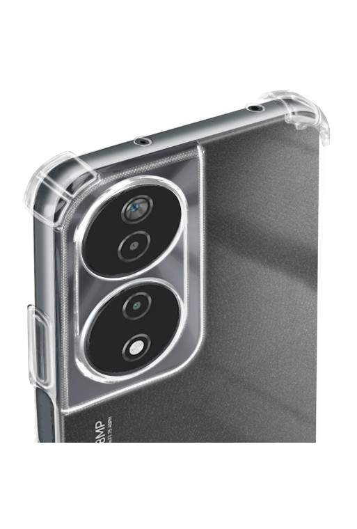 Cover bumper per Honor 90 Smart silicone sottile - trasparente