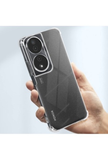 Cover bumper per Honor 90 Smart silicone sottile - trasparente
