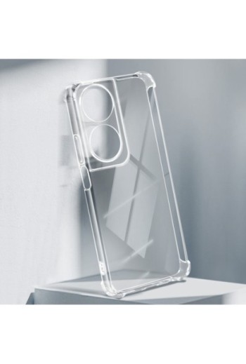 Cover bumper per Honor 90 Smart silicone sottile - trasparente