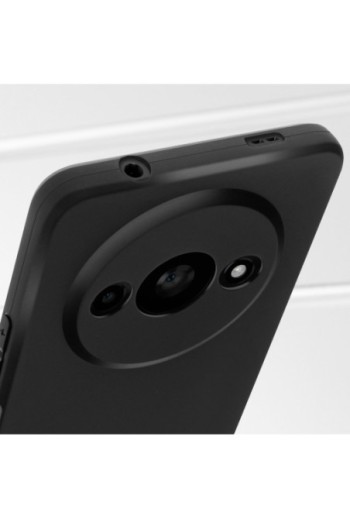 Cover silicone nero opaco fotocamera protetta per Xiaomi Redmi A3