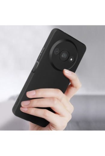 Cover silicone nero opaco fotocamera protetta per Xiaomi Redmi A3